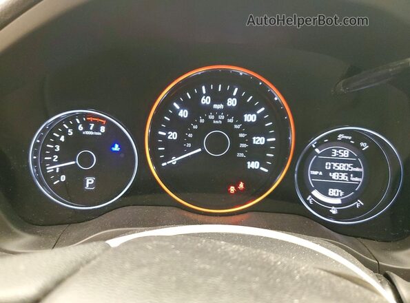 3CZRU6H33LM726055 2020 HONDA HR-V Gray Vista del cuadro de instrumentos