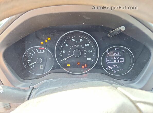 3CZRU6H33MM707071 2021 HONDA HR-V White ხელსაწყოთა პანელის ხედი