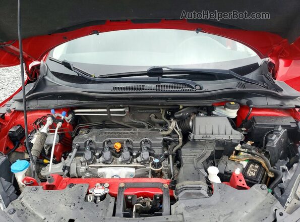 3CZRU6H34HM714228 2017 HONDA HR-V Red ძრავის განყოფილების ხედი