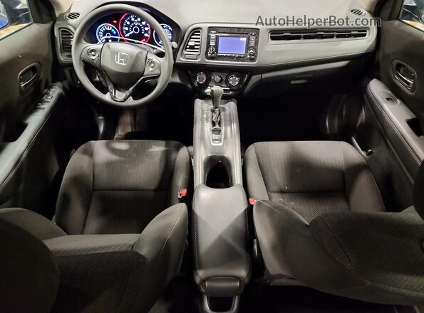3CZRU6H34JG718042 2018 HONDA HR-V Blue Առջևի վահանակի տեսք