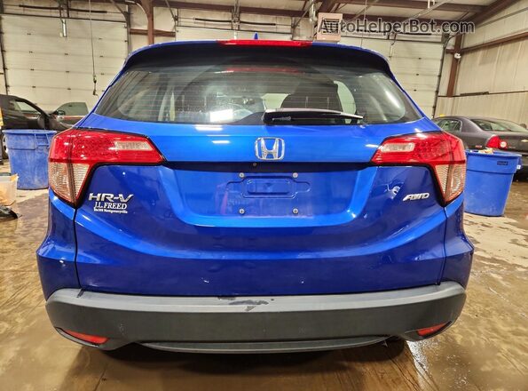 3CZRU6H34JG718042 2018 HONDA HR-V Blue Հետևի տեսք