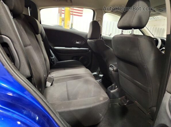 3CZRU6H34JG718042 2018 HONDA HR-V Blue Հետևի նստատեղերի տեսք