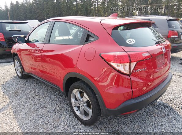 3CZRU6H34JG719689 2018 HONDA HR-V Красный Задняя левая четверть