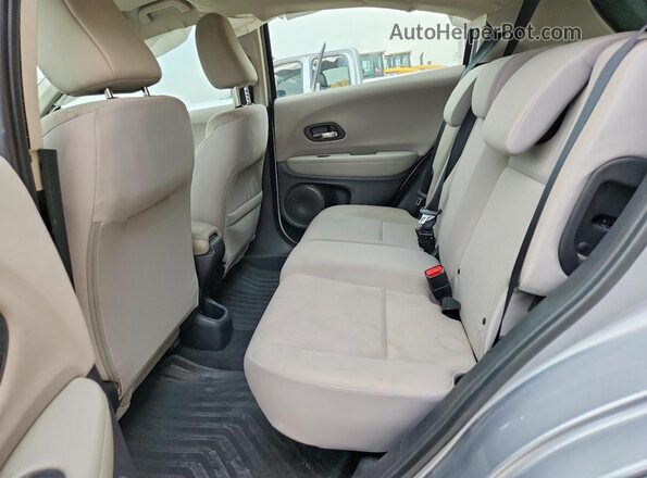 3CZRU6H34JG728523 2018 HONDA HR-V Gray უკანა სავარძლების ხედი