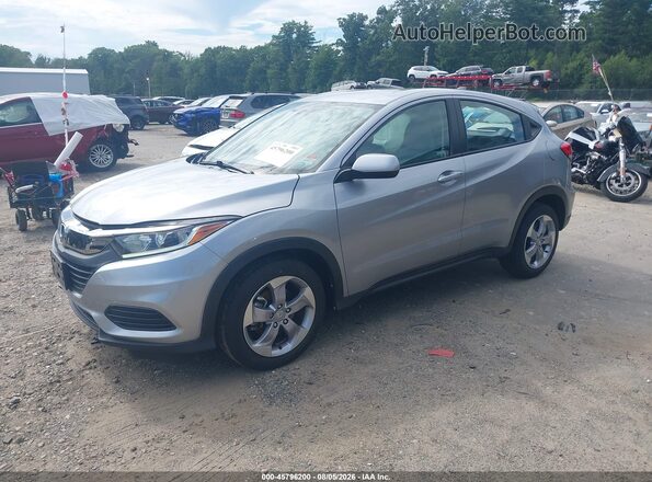 3CZRU6H34KG731052 2019 HONDA HR-V Silver Առջևի ձախ երեք քառորդ տեսարան
