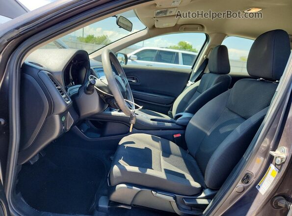 3CZRU6H34KM702068 2019 HONDA HR-V Gray Widok wnętrza z przodu