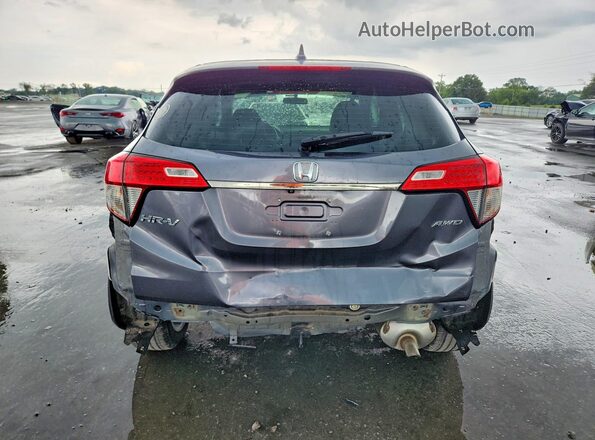 3CZRU6H34LG701969 2020 HONDA HR-V Gray Rear view
