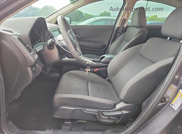 3CZRU6H34LG701969 2020 HONDA HR-V Gray Front interior view