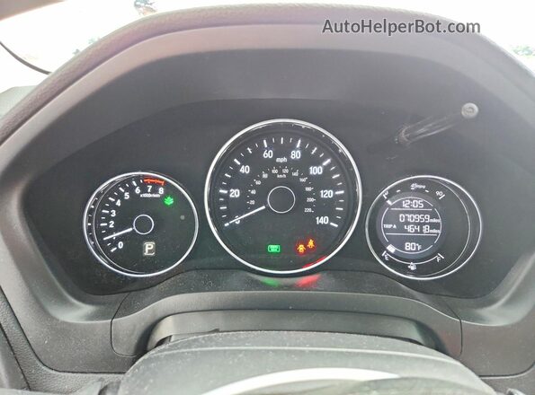 3CZRU6H34LG701969 2020 HONDA HR-V Gray Instrument cluster view
