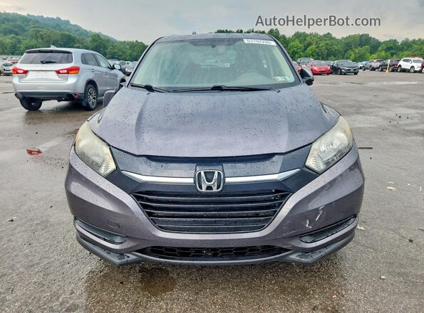 3CZRU6H35HM702685 2017 HONDA HR-V Gray Вид спереду