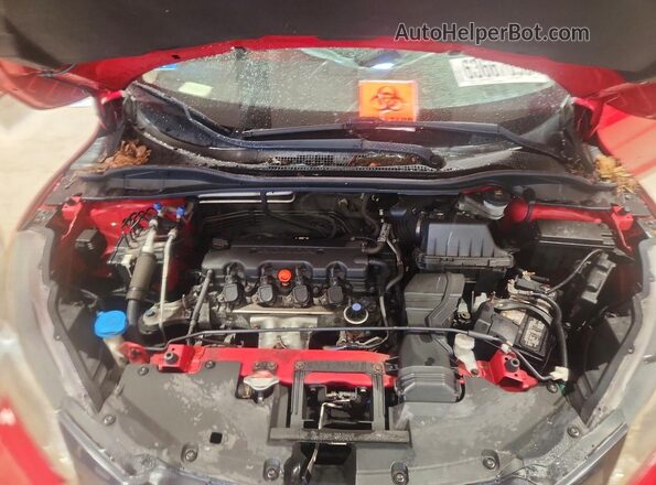 3CZRU6H35JM731156 2018 HONDA HR-V Red Շարժիչի բաժամունքի տեսք