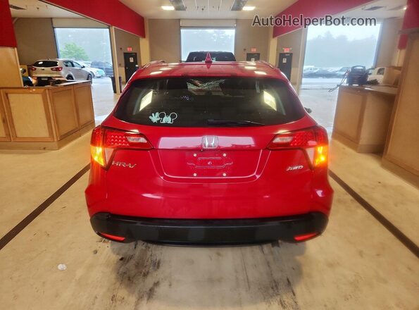 3CZRU6H35JM731156 2018 HONDA HR-V Red Հետևի տեսք