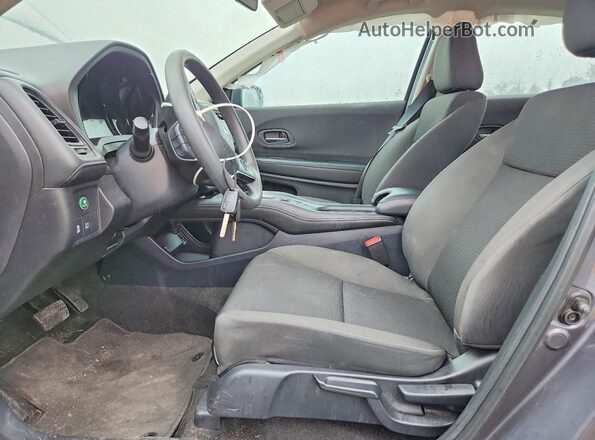 3CZRU6H35MM738189 2021 HONDA HR-V Серый Вид салона спереди