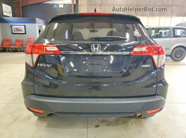 3CZRU6H35MM746647 2021 HONDA HR-V Black Հետևի տեսք