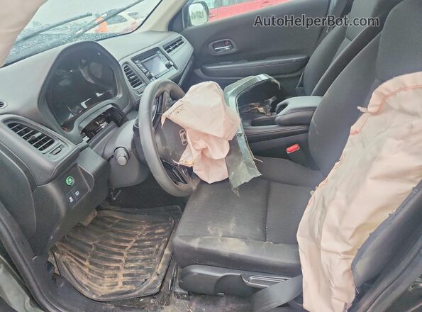 3CZRU6H36GM705481 2016 HONDA HR-V Green Front interior view