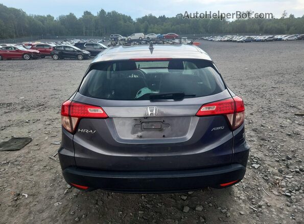 3CZRU6H36JG709763 2018 HONDA HR-V Gray Rear view
