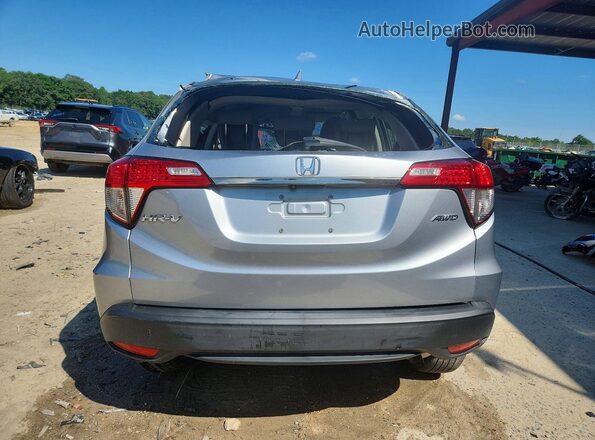 3CZRU6H36KG722725 2019 HONDA HR-V Серебряный Вид сзади