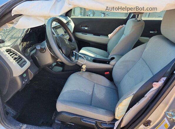 3CZRU6H36KG722725 2019 HONDA HR-V Серебряный Вид салона спереди
