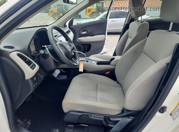 3CZRU6H36MM722244 2021 HONDA HR-V White Widok wnętrza z przodu