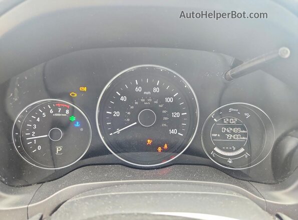 3CZRU6H36MM722244 2021 HONDA HR-V White Widok zestawu wskaźników