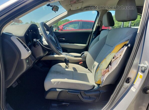 3CZRU6H36MM732949 2021 HONDA HR-V Silver Front interior view