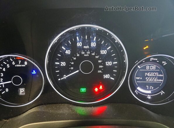 3CZRU6H36MM739786 2021 HONDA HR-V Silver Instrument cluster view