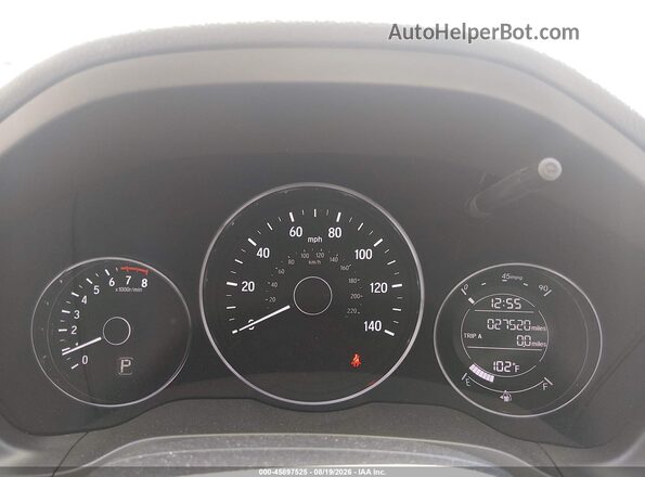 3CZRU6H36MM743675 2021 HONDA HR-V Белый Вид задних сидений