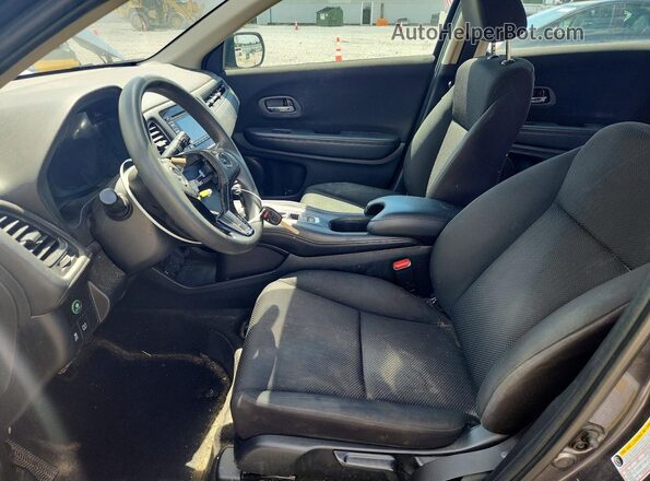3CZRU6H37HG701522 2017 HONDA HR-V Gray Front interior view