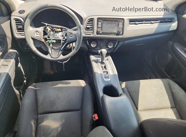 3CZRU6H37HG701522 2017 HONDA HR-V Gray Dashboard view