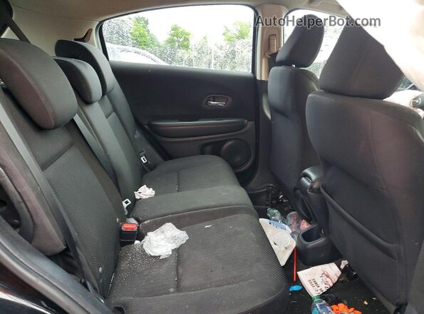 3CZRU6H37JG710162 2018 HONDA HR-V Black Вид задніх сидінь
