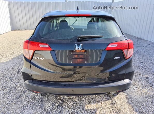 3CZRU6H37JM703889 2018 HONDA HR-V Black Հետևի տեսք
