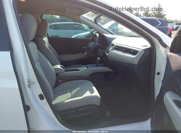 3CZRU6H37KM704963 2019 HONDA HR-V White Widok wnętrza z przodu