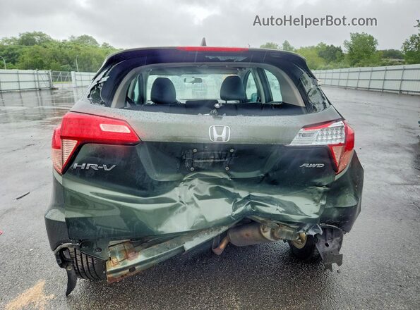 3CZRU6H38JG701535 2018 HONDA HR-V Green Widok z tyłu