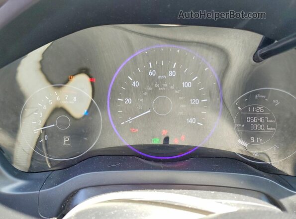 3CZRU6H38KG732186 2019 HONDA HR-V Gray Widok zestawu wskaźników