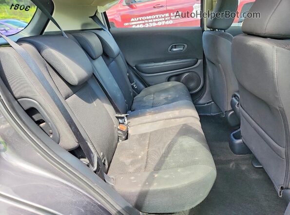 3CZRU6H38MM703081 2021 HONDA HR-V Gray Вид задньої частини салону