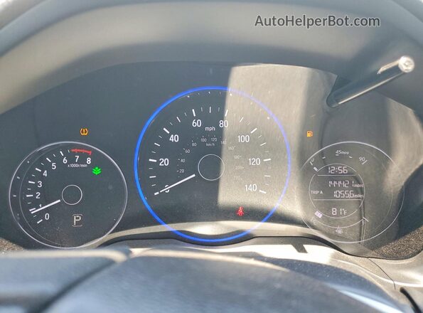 3CZRU6H38MM708118 2021 HONDA HR-V Белый Вид щитка приборов