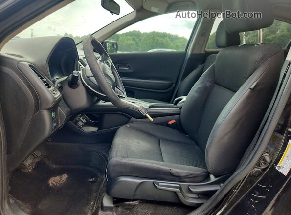 3CZRU6H39JM714411 2018 HONDA HR-V Black წინა სალონის ხედი