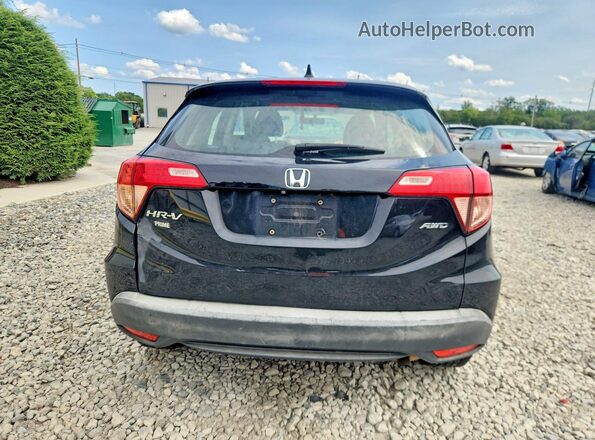 3CZRU6H39JM714411 2018 HONDA HR-V Black უკანა ხედი