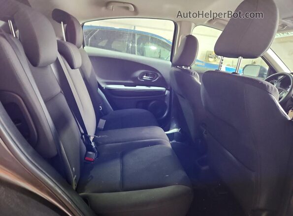 3CZRU6H39KG724663 2019 HONDA HR-V Gray Vista de los asientos traseros