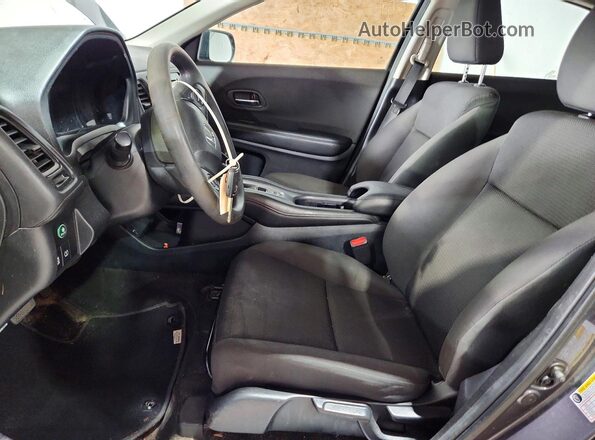 3CZRU6H39KG724663 2019 HONDA HR-V Gray Vista interior delantera