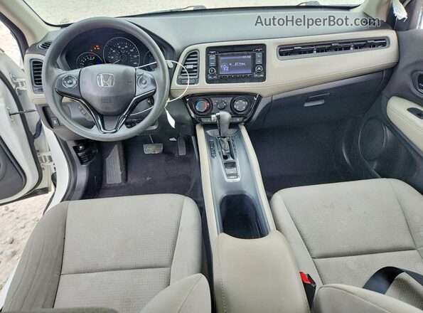 3CZRU6H39LM703346 2020 HONDA HR-V White Вид панелі приладів