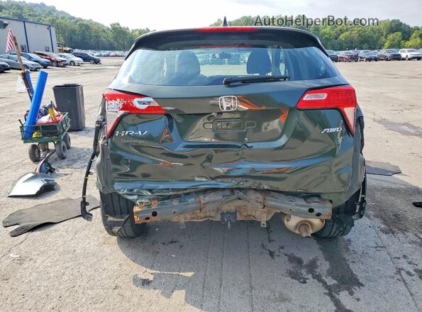3CZRU6H3XJG709166 2018 HONDA HR-V Green ხელსაწყოთა პანელის ხედი