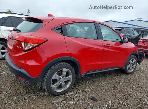 3CZRU6H3XJM706267 2018 HONDA HR-V Red Trasero derecho
