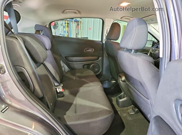 3CZRU6H3XJM710609 2018 HONDA HR-V Gray უკანა სალონის ხედი