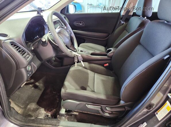 3CZRU6H3XJM710609 2018 HONDA HR-V Gray წინა სალონის ხედი