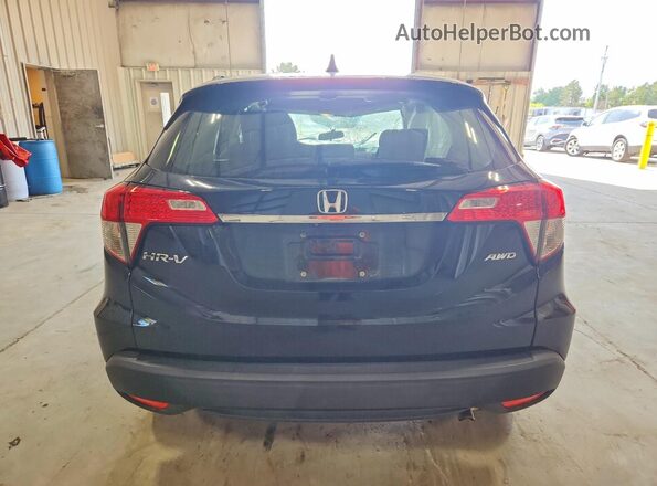 3CZRU6H3XLM715652 2020 HONDA HR-V Black უკანა ხედი
