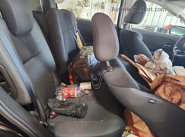 3CZRU6H3XLM715652 2020 HONDA HR-V Black უკანა სავარძლების ხედი