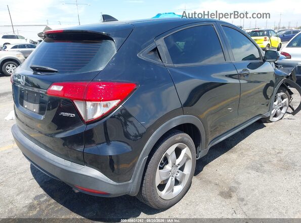 3CZRU6H3XLM722424 2020 HONDA HR-V Black Trasero derecho