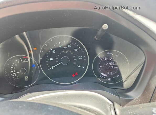 3CZRU6H3XLM734041 2020 HONDA HR-V Silver Vista del cuadro de instrumentos