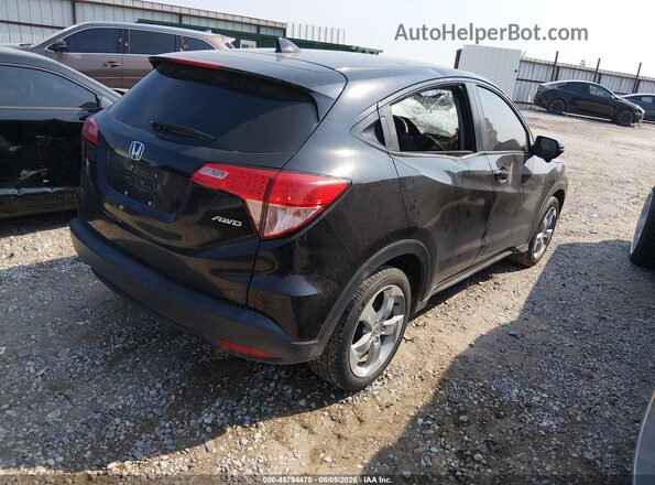 3CZRU6H50GM723105 2016 HONDA HR-V Черный Задняя правая четверть